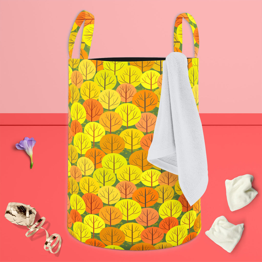 Autumn Forest D5 Foldable Open Storage Bin | Organizer Box, Toy Basket, Shelf Box, Laundry Bag | Canvas Fabric-Storage Bins-STR_BI_CB-IC 5007367 IC 5007367, Abstract Expressionism, Abstracts, Art and Paintings, Botanical, Floral, Flowers, Illustrations, Landscapes, Modern Art, Nature, Patterns, Rural, Scenic, Seasons, Semi Abstract, Signs, Signs and Symbols, autumn, forest, d5, foldable, open, storage, bin, organizer, box, toy, basket, shelf, laundry, bag, canvas, fabric, abstract, art, background, beautifu