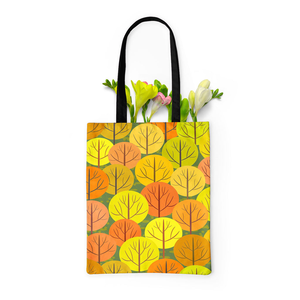 Autumn Forest D5 Tote Bag Shoulder Purse | Multipurpose-Tote Bags Basic-TOT_FB_BS-IC 5007367 IC 5007367, Abstract Expressionism, Abstracts, Art and Paintings, Botanical, Floral, Flowers, Illustrations, Landscapes, Modern Art, Nature, Patterns, Rural, Scenic, Seasons, Semi Abstract, Signs, Signs and Symbols, autumn, forest, d5, tote, bag, shoulder, purse, multipurpose, abstract, art, background, beautiful, beauty, branch, bright, brown, color, colorful, crown, decoration, design, endless, fall, flora, foliag