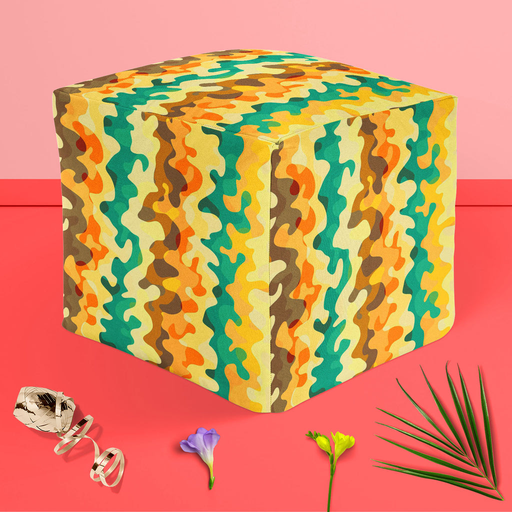 Curved Lines Footstool Footrest Puffy Pouffe Ottoman Bean Bag | Canvas Fabric-Footstools-FST_CB_BN-IC 5007368 IC 5007368, Abstract Expressionism, Abstracts, Art and Paintings, Cross, Decorative, Digital, Digital Art, Geometric, Geometric Abstraction, Graphic, Illustrations, Modern Art, Patterns, Semi Abstract, Signs, Signs and Symbols, Stripes, curved, lines, footstool, footrest, puffy, pouffe, ottoman, bean, bag, canvas, fabric, abstract, art, backdrop, background, beauty, bright, colorful, concept, contra