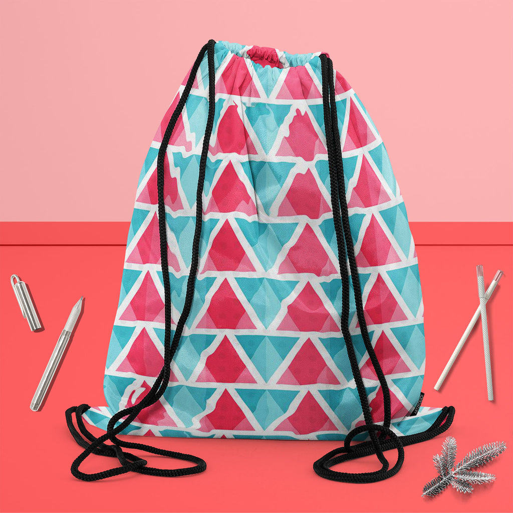Abstract Triangles D1 Backpack for Students | College & Travel Bag - Backpacks - ArtzFolio.com