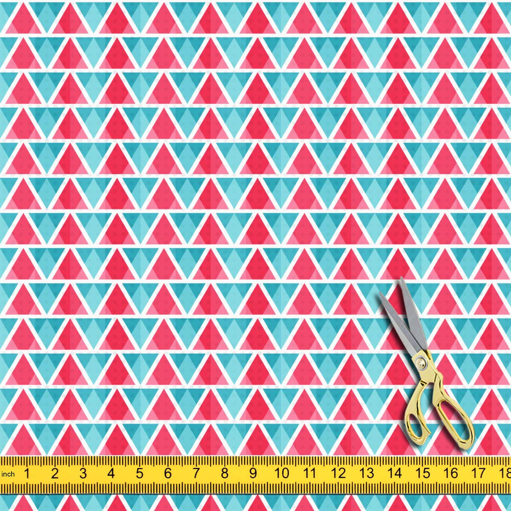 Abstract Triangles Upholstery Fabric by Metre | For Sofa, Curtains, Cushions, Furnishing, Craft, Dress Material - Upholstery Fabrics - ArtzFolio.com