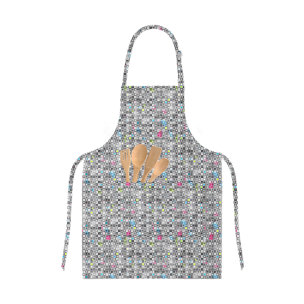 Grunge Squares Apron | Adjustable, Free Size & Waist Tiebacks-Aprons Neck to Knee-APR_NK_KN-IC 5007370 IC 5007370, Abstract Expressionism, Abstracts, Ancient, Art and Paintings, Baby, Children, Culture, Decorative, Diamond, Ethnic, Geometric, Geometric Abstraction, Historical, Illustrations, Kids, Medieval, Modern Art, Paintings, Patterns, Retro, Semi Abstract, Signs, Signs and Symbols, Symbols, Traditional, Triangles, Tribal, Vintage, World Culture, grunge, squares, apron, adjustable, free, size, waist, ti