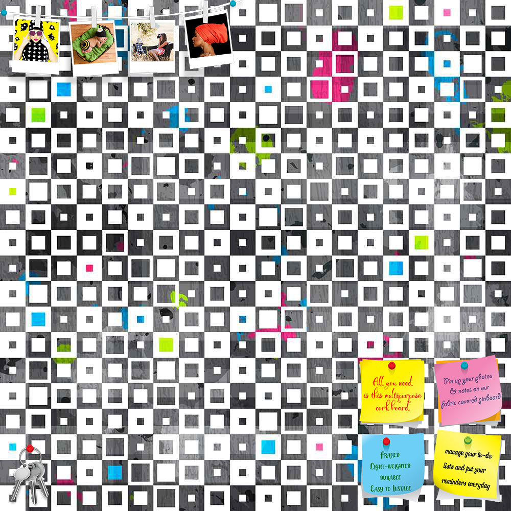 ArtzFolio Grunge Squares D1 Printed Bulletin Board Notice Pin Board Soft Board | Frameless-Bulletin Boards Frameless-AZSAO19279984BLB_FL_L-Image Code 5007370 Vishnu Image Folio Pvt Ltd, IC 5007370, ArtzFolio, Bulletin Boards Frameless, Abstract, Digital Art, grunge, squares, d1, printed, bulletin, board, notice, pin, soft, frameless, color, seamless, pattern, pin up board, push pin board, extra large cork board, big pin board, notice board, small bulletin board, cork board, wall notice board, giant cork boa