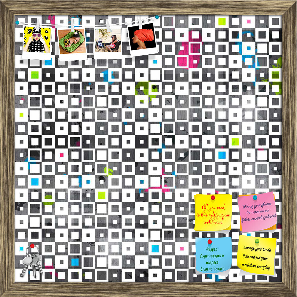 ArtzFolio Grunge Squares D1 Printed Bulletin Board Notice Pin Board Soft Board | Framed-Bulletin Boards Framed-AZSAO19279984BLB_FR_L-Image Code 5007370 Vishnu Image Folio Pvt Ltd, IC 5007370, ArtzFolio, Bulletin Boards Framed, Abstract, Digital Art, grunge, squares, d1, printed, bulletin, board, notice, pin, soft, framed, color, seamless, pattern, pin up board, push pin board, extra large cork board, big pin board, notice board, small bulletin board, cork board, wall notice board, giant cork board, bulletin