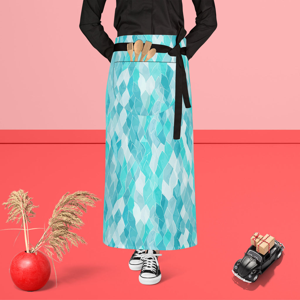 Crystals Apron | Adjustable, Free Size & Waist Tiebacks-Aprons Waist to Feet-APR_WS_FT-IC 5007372 IC 5007372, Abstract Expressionism, Abstracts, Art and Paintings, Decorative, Diamond, Digital, Digital Art, Fashion, Geometric, Geometric Abstraction, Graphic, Illustrations, Marble and Stone, Parents, Patterns, Retro, Semi Abstract, Signs, Signs and Symbols, Triangles, crystals, apron, adjustable, free, size, waist, tiebacks, abstract, art, backdrop, background, beautiful, blue, brilliant, clear, cold, colorf