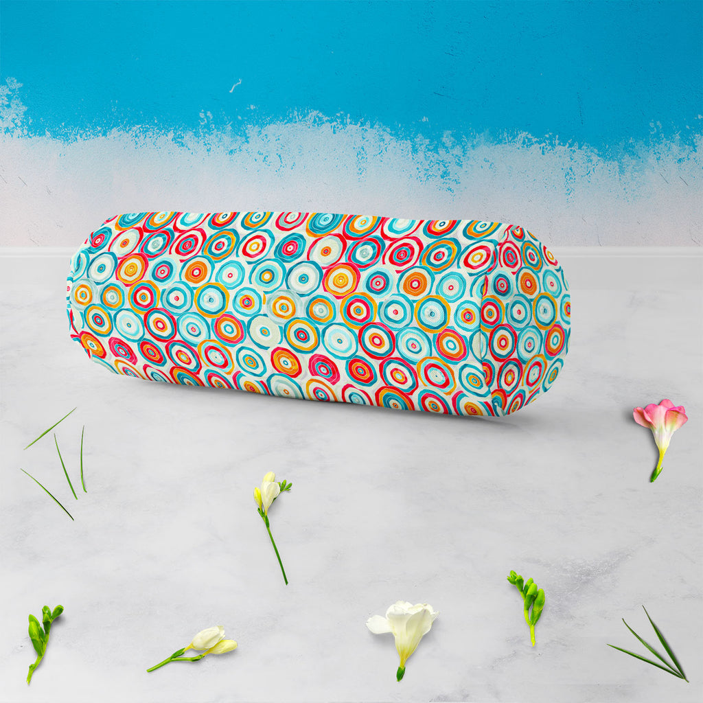 Psychedelic Style Bolster Cover Booster Cases | Concealed Zipper Opening-Bolster Covers-BOL_CV_ZP-IC 5007374 IC 5007374, Abstract Expressionism, Abstracts, Ancient, Art and Paintings, Black, Black and White, Circle, Decorative, Drawing, Geometric, Geometric Abstraction, Historical, Illustrations, Medieval, Patterns, Semi Abstract, Signs, Signs and Symbols, Vintage, psychedelic, style, bolster, cover, booster, cases, concealed, zipper, opening, abstract, art, artistic, background, beautiful, bright, brown, c