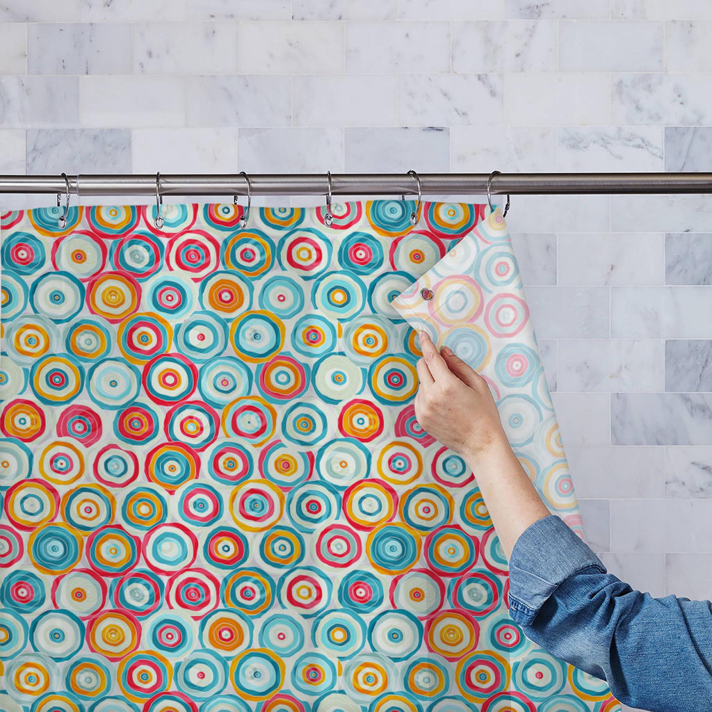 Psychedelic Style Washable Waterproof Shower Curtain-Shower Curtains-CUR_SH-IC 5007374 IC 5007374, Abstract Expressionism, Abstracts, Ancient, Art and Paintings, Black, Black and White, Circle, Decorative, Drawing, Geometric, Geometric Abstraction, Historical, Illustrations, Medieval, Patterns, Semi Abstract, Signs, Signs and Symbols, Vintage, psychedelic, style, washable, waterproof, shower, curtain, abstract, art, artistic, background, beautiful, bright, brown, canvas, chemistry, circles, color, colorful,