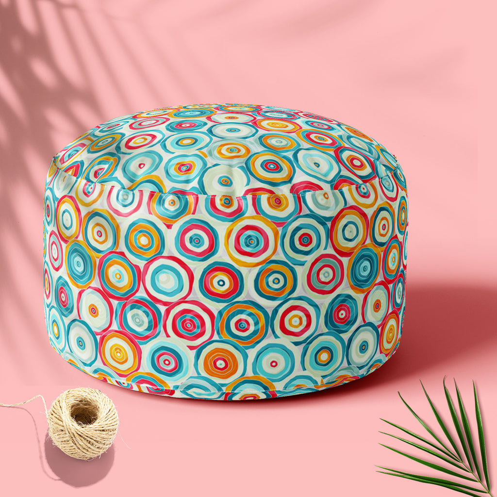 Psychedelic Style Footstool Footrest Puffy Pouffe Ottoman Bean Bag | Canvas Fabric-Footstools-FST_CB_BN-IC 5007374 IC 5007374, Abstract Expressionism, Abstracts, Ancient, Art and Paintings, Black, Black and White, Circle, Decorative, Drawing, Geometric, Geometric Abstraction, Historical, Illustrations, Medieval, Patterns, Semi Abstract, Signs, Signs and Symbols, Vintage, psychedelic, style, footstool, footrest, puffy, pouffe, ottoman, bean, bag, canvas, fabric, abstract, art, artistic, background, beautiful