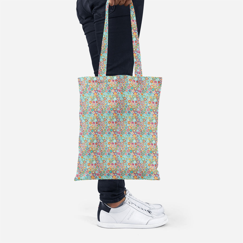 ArtzFolio Psychedelic Style Tote Bag Shoulder Purse | Multipurpose-Tote Bags Basic-AZ5007374TOT_RF-IC 5007374 IC 5007374, Abstract Expressionism, Abstracts, Ancient, Art and Paintings, Black, Black and White, Circle, Decorative, Drawing, Geometric, Geometric Abstraction, Historical, Illustrations, Medieval, Patterns, Semi Abstract, Signs, Signs and Symbols, Vintage, psychedelic, style, tote, bag, shoulder, purse, multipurpose, abstract, art, artistic, background, beautiful, bright, brown, canvas, chemistry,