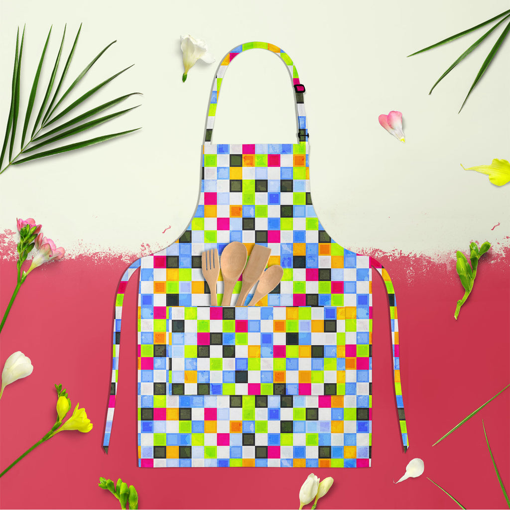 Grunge Squares D2 Apron | Adjustable, Free Size & Waist Tiebacks-Aprons Neck to Knee-APR_NK_KN-IC 5007375 IC 5007375, Abstract Expressionism, Abstracts, Art and Paintings, Black and White, Decorative, Digital, Digital Art, Geometric, Geometric Abstraction, Graphic, Hipster, Holidays, Illustrations, Modern Art, Patterns, Pop Art, Retro, Semi Abstract, Signs, Signs and Symbols, White, grunge, squares, d2, apron, adjustable, free, size, waist, tiebacks, abstract, art, artistic, artwork, backdrop, background, b