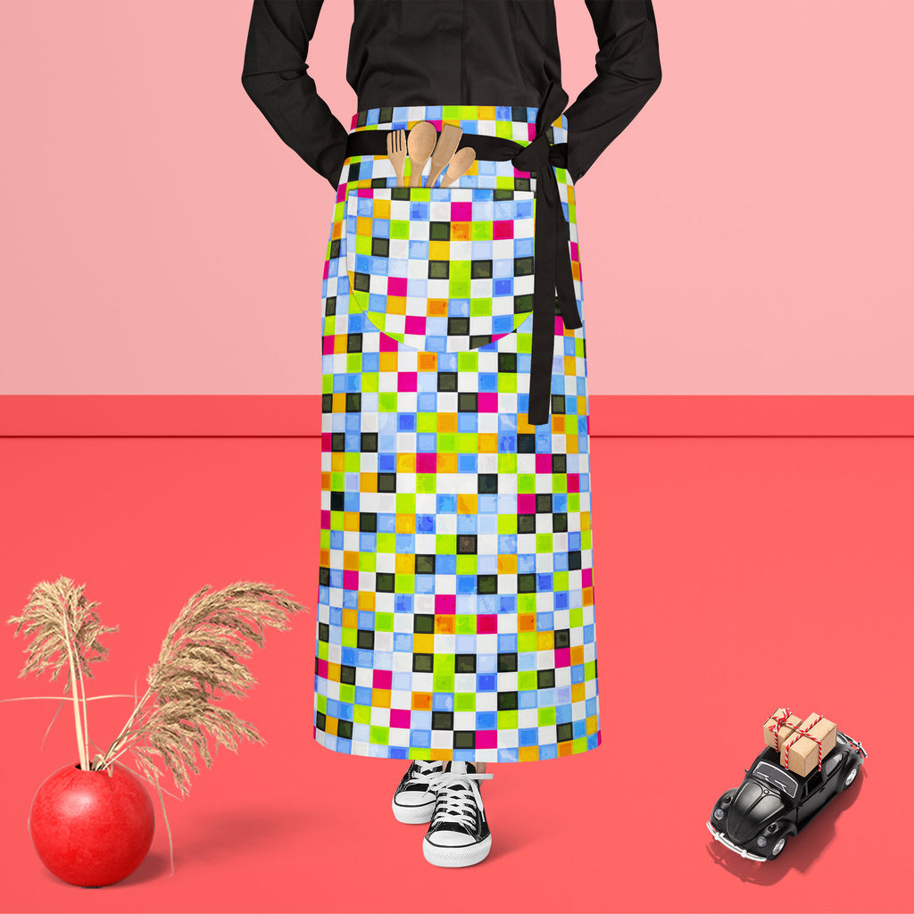 Grunge Squares D2 Apron | Adjustable, Free Size & Waist Tiebacks-Aprons Waist to Feet-APR_WS_FT-IC 5007375 IC 5007375, Abstract Expressionism, Abstracts, Art and Paintings, Black and White, Decorative, Digital, Digital Art, Geometric, Geometric Abstraction, Graphic, Hipster, Holidays, Illustrations, Modern Art, Patterns, Pop Art, Retro, Semi Abstract, Signs, Signs and Symbols, White, grunge, squares, d2, apron, adjustable, free, size, waist, tiebacks, abstract, art, artistic, artwork, backdrop, background, 