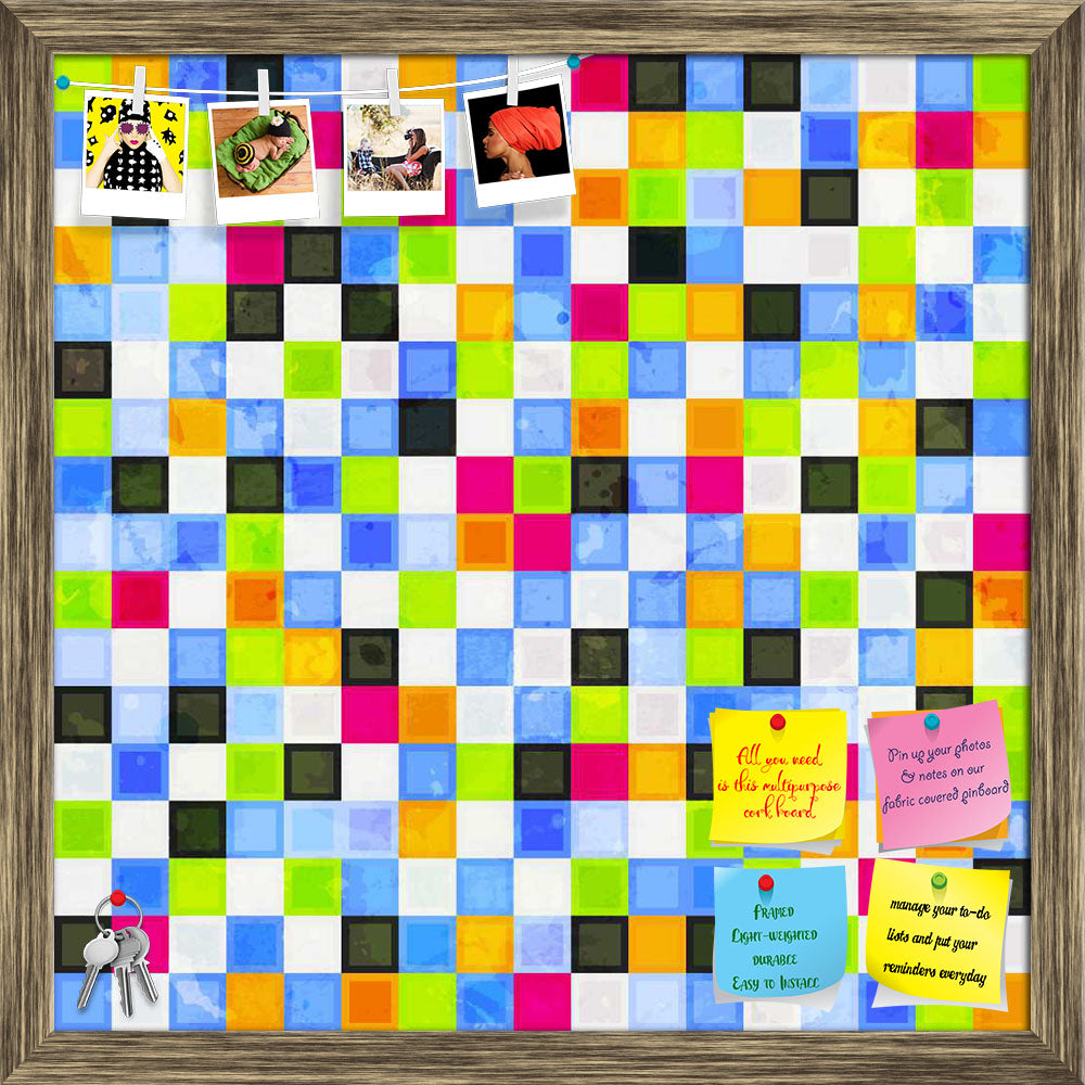 ArtzFolio Grunge Squares D2 Printed Bulletin Board Notice Pin Board Soft Board | Framed-Bulletin Boards Framed-AZSAO19280232BLB_FR_L-Image Code 5007375 Vishnu Image Folio Pvt Ltd, IC 5007375, ArtzFolio, Bulletin Boards Framed, Abstract, Digital Art, grunge, squares, d2, printed, bulletin, board, notice, pin, soft, framed, colored, seamless, pattern, effect, pin up board, push pin board, extra large cork board, big pin board, notice board, small bulletin board, cork board, wall notice board, giant cork board