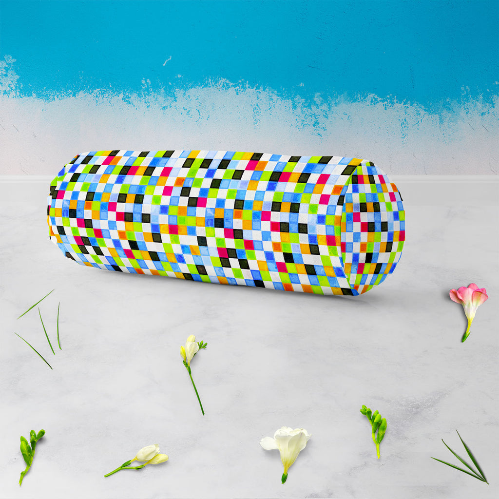 Grunge Squares D2 Bolster Cover Booster Cases | Concealed Zipper Opening-Bolster Covers-BOL_CV_ZP-IC 5007375 IC 5007375, Abstract Expressionism, Abstracts, Art and Paintings, Black and White, Decorative, Digital, Digital Art, Geometric, Geometric Abstraction, Graphic, Hipster, Holidays, Illustrations, Modern Art, Patterns, Pop Art, Retro, Semi Abstract, Signs, Signs and Symbols, White, grunge, squares, d2, bolster, cover, booster, cases, concealed, zipper, opening, abstract, art, artistic, artwork, backdrop