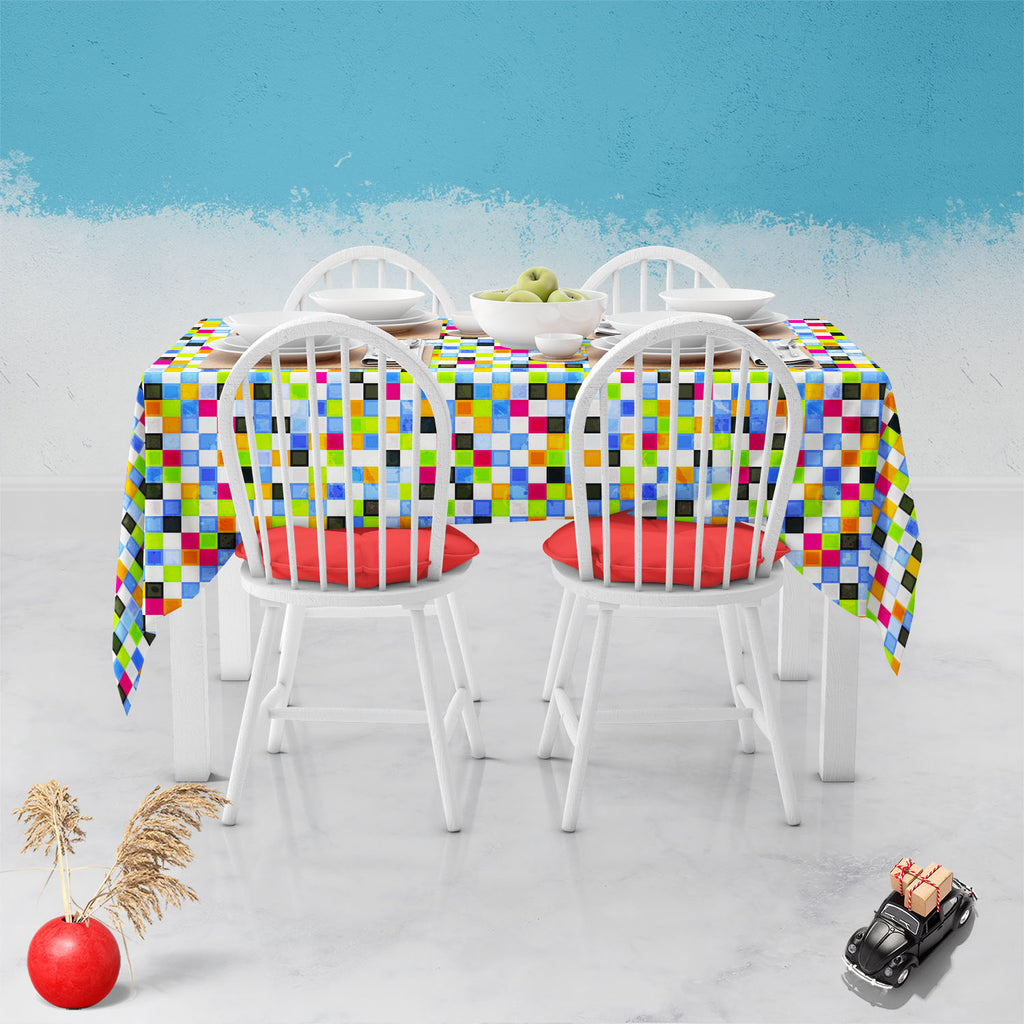 Grunge Squares D2 Table Cloth Cover-Table Covers-CVR_TB_NR-IC 5007375 IC 5007375, Abstract Expressionism, Abstracts, Art and Paintings, Black and White, Decorative, Digital, Digital Art, Geometric, Geometric Abstraction, Graphic, Hipster, Holidays, Illustrations, Modern Art, Patterns, Pop Art, Retro, Semi Abstract, Signs, Signs and Symbols, White, grunge, squares, d2, table, cloth, cover, abstract, art, artistic, artwork, backdrop, background, banner, blue, bright, color, colorful, composition, concept, cre