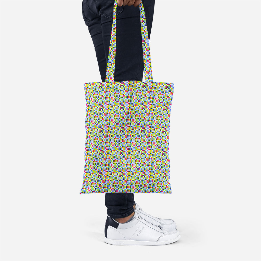 ArtzFolio Grunge Squares Tote Bag Shoulder Purse | Multipurpose-Tote Bags Basic-AZ5007375TOT_RF-IC 5007375 IC 5007375, Abstract Expressionism, Abstracts, Art and Paintings, Black and White, Decorative, Digital, Digital Art, Geometric, Geometric Abstraction, Graphic, Hipster, Holidays, Illustrations, Modern Art, Patterns, Pop Art, Retro, Semi Abstract, Signs, Signs and Symbols, White, grunge, squares, tote, bag, shoulder, purse, multipurpose, abstract, art, artistic, artwork, backdrop, background, banner, bl