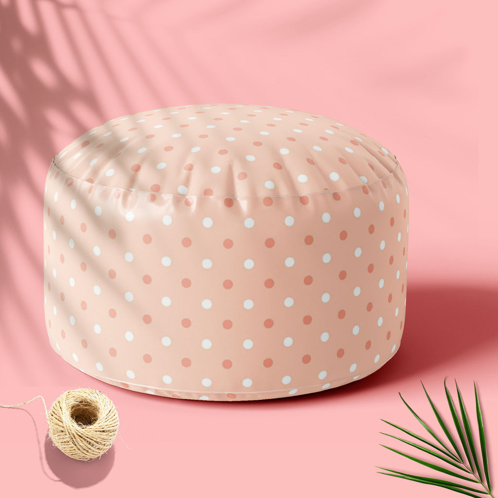 Pink Polka Dots Footstool Footrest Puffy Pouffe Ottoman Bean Bag | Canvas Fabric-Footstools-FST_CB_BN-IC 5007376 IC 5007376, Abstract Expressionism, Abstracts, Art and Paintings, Black, Black and White, Books, Circle, Decorative, Digital, Digital Art, Dots, Geometric, Geometric Abstraction, Graphic, Holidays, Illustrations, Modern Art, Patterns, Semi Abstract, Signs, Signs and Symbols, White, pink, polka, footstool, footrest, puffy, pouffe, ottoman, bean, bag, canvas, fabric, dot, scrapbook, background, pap