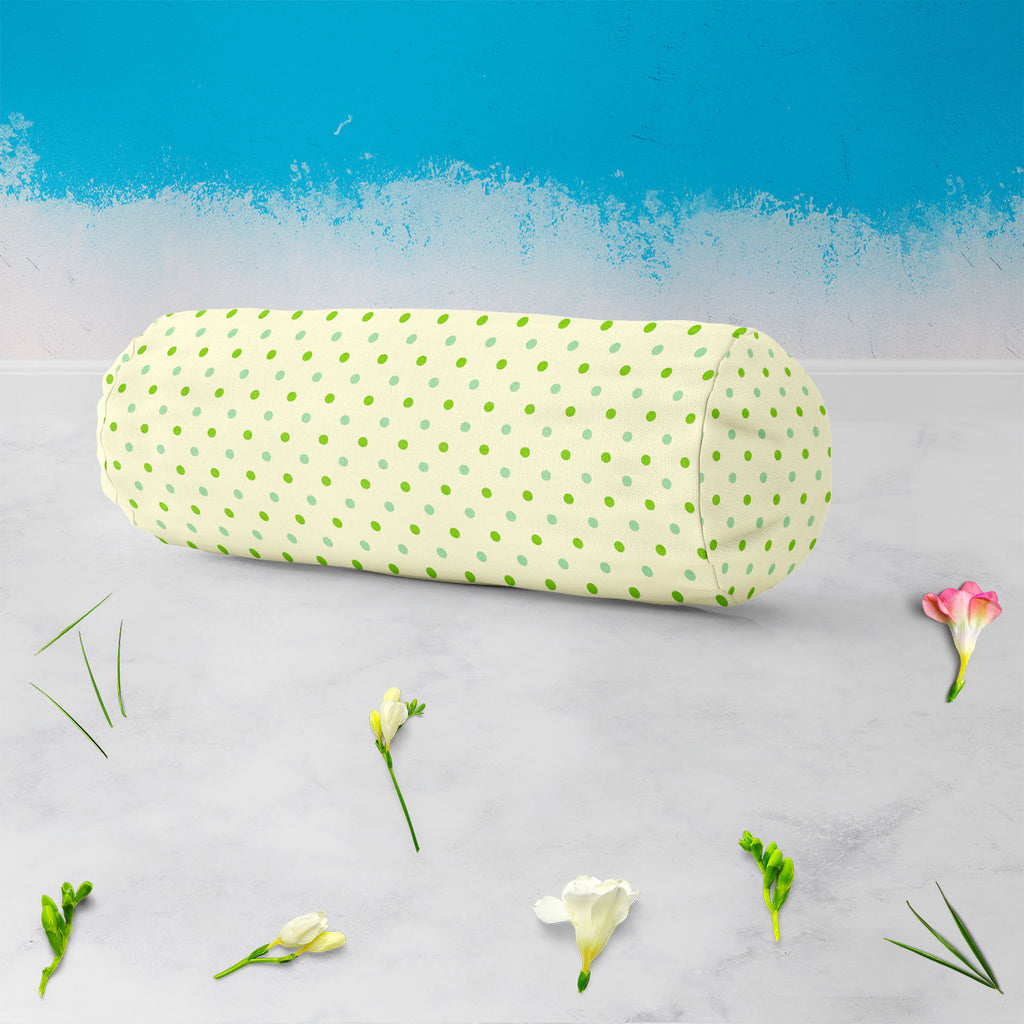 Green Polka Dots Bolster Cover Booster Cases | Concealed Zipper Opening-Bolster Covers-BOL_CV_ZP-IC 5007377 IC 5007377, Abstract Expressionism, Abstracts, Art and Paintings, Black, Black and White, Books, Circle, Decorative, Digital, Digital Art, Dots, Geometric, Geometric Abstraction, Graphic, Holidays, Illustrations, Modern Art, Patterns, Semi Abstract, Signs, Signs and Symbols, White, green, polka, bolster, cover, booster, cases, concealed, zipper, opening, pattern, wallpaper, scrapbook, abstract, art, b