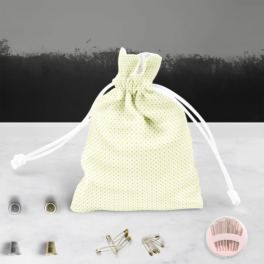 Green Polka Dots Pouch Wrist Potli Bag | Bag for Weddings & Casual Parties-Drawstring Pouches-PCH_FB_DS-IC 5007377 IC 5007377, Abstract Expressionism, Abstracts, Art and Paintings, Black, Black and White, Books, Circle, Decorative, Digital, Digital Art, Dots, Geometric, Geometric Abstraction, Graphic, Holidays, Illustrations, Modern Art, Patterns, Semi Abstract, Signs, Signs and Symbols, White, green, polka, pouch, wrist, potli, bag, for, weddings, casual, parties, pattern, wallpaper, scrapbook, abstract, a