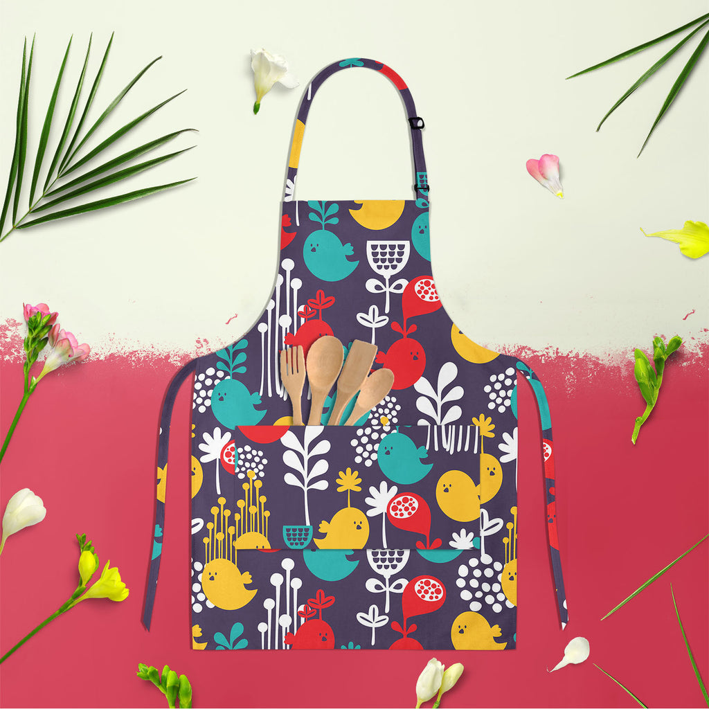 Cartoon Birds Apron | Adjustable, Free Size & Waist Tiebacks-Aprons Neck to Knee-APR_NK_KN-IC 5007378 IC 5007378, Abstract Expressionism, Abstracts, Ancient, Animals, Animated Cartoons, Art and Paintings, Birds, Botanical, Caricature, Cartoons, Decorative, Digital, Digital Art, Floral, Flowers, Graphic, Historical, Illustrations, Love, Medieval, Modern Art, Nature, Patterns, Retro, Romance, Scenic, Seasons, Semi Abstract, Signs, Signs and Symbols, Vintage, cartoon, apron, adjustable, free, size, waist, tieb