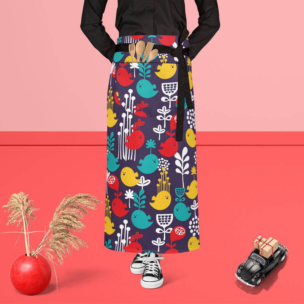 Cartoon Birds Apron | Adjustable, Free Size & Waist Tiebacks-Aprons Waist to Feet-APR_WS_FT-IC 5007378 IC 5007378, Abstract Expressionism, Abstracts, Ancient, Animals, Animated Cartoons, Art and Paintings, Birds, Botanical, Caricature, Cartoons, Decorative, Digital, Digital Art, Floral, Flowers, Graphic, Historical, Illustrations, Love, Medieval, Modern Art, Nature, Patterns, Retro, Romance, Scenic, Seasons, Semi Abstract, Signs, Signs and Symbols, Vintage, cartoon, apron, adjustable, free, size, waist, tie