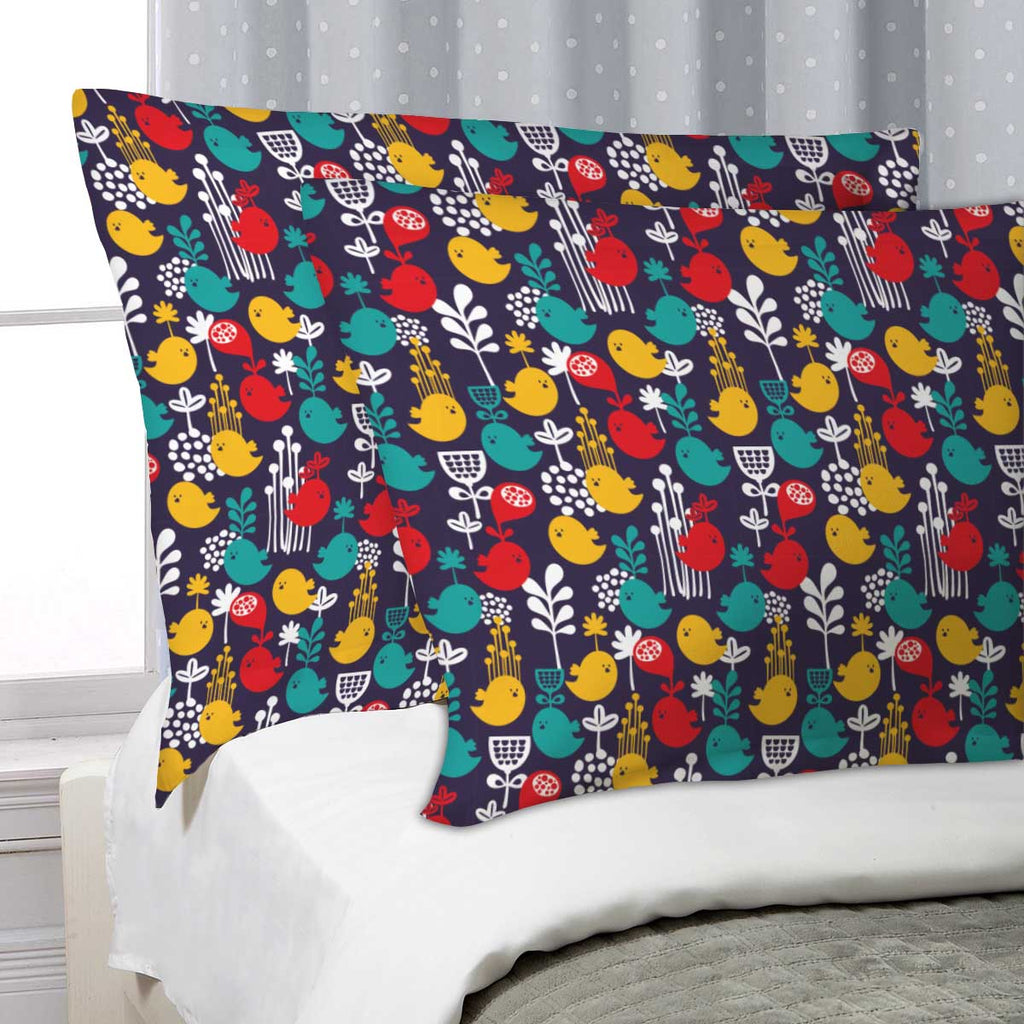 ArtzFolio Cartoon Birds Pillow Cover Case-Pillow Cases-AZHFR19603854PIL_CV_L-Image Code 5007378 Vishnu Image Folio Pvt Ltd, IC 5007378, ArtzFolio, Pillow Cases, Birds, Floral, Kids, Digital Art, cartoon, pillow, cover, case, seamless, pattern, colorful, pillow cover, pillow case cover, linen pillow cover, printed pillow cover, pillow for bedroom, living room pillow covers, standard pillow case covers, pitaara box, throw pillow cover, 2 pcs satin pillow cover set, pillow covers 27x18, decorative pillow cover