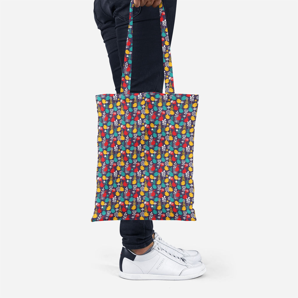 ArtzFolio Cartoon Birds Tote Bag Shoulder Purse | Multipurpose-Tote Bags Basic-AZ5007378TOT_RF-IC 5007378 IC 5007378, Abstract Expressionism, Abstracts, Ancient, Animals, Animated Cartoons, Art and Paintings, Birds, Botanical, Caricature, Cartoons, Decorative, Digital, Digital Art, Floral, Flowers, Graphic, Historical, Illustrations, Love, Medieval, Modern Art, Nature, Patterns, Retro, Romance, Scenic, Seasons, Semi Abstract, Signs, Signs and Symbols, Vintage, cartoon, tote, bag, shoulder, purse, multipurpo