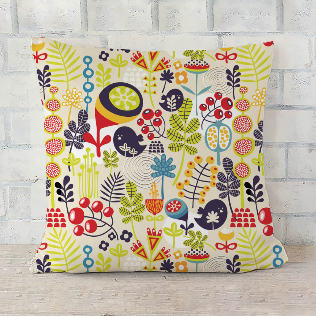 ArtzFolio Birds & Flowers D1 Cushion Cover Throw Pillow-Cushion Covers-AZHFR19603855CUS_CV_L-Image Code 5007379 Vishnu Image Folio Pvt Ltd, IC 5007379, ArtzFolio, Cushion Covers, Birds, Floral, Kids, Digital Art, flowers, d1, cushion, cover, throw, pillow, beautiful, seamless, pattern, cute, pretty, sofa throws, single throw pillow, zippered throw pillow cover, satin pillow cover, throw pillow, cushion cover only, cushion cover, pillow cover for sofa, pitaara box, throw cushion, kids cushion cover, square c