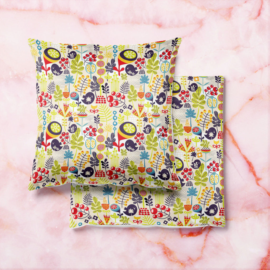 Birds & Flowers D5 Cushion Cover Throw Pillow-Cushion Covers-CUS_CV-IC 5007379 IC 5007379, Abstract Expressionism, Abstracts, Ancient, Animals, Animated Cartoons, Birds, Botanical, Caricature, Cartoons, Decorative, Digital, Digital Art, Floral, Flowers, Graphic, Historical, Illustrations, Love, Medieval, Modern Art, Nature, Patterns, Retro, Romance, Scenic, Seasons, Semi Abstract, Signs, Signs and Symbols, Vintage, d5, cushion, cover, throw, pillow, abstract, animal, backdrop, background, beautiful, beauty,