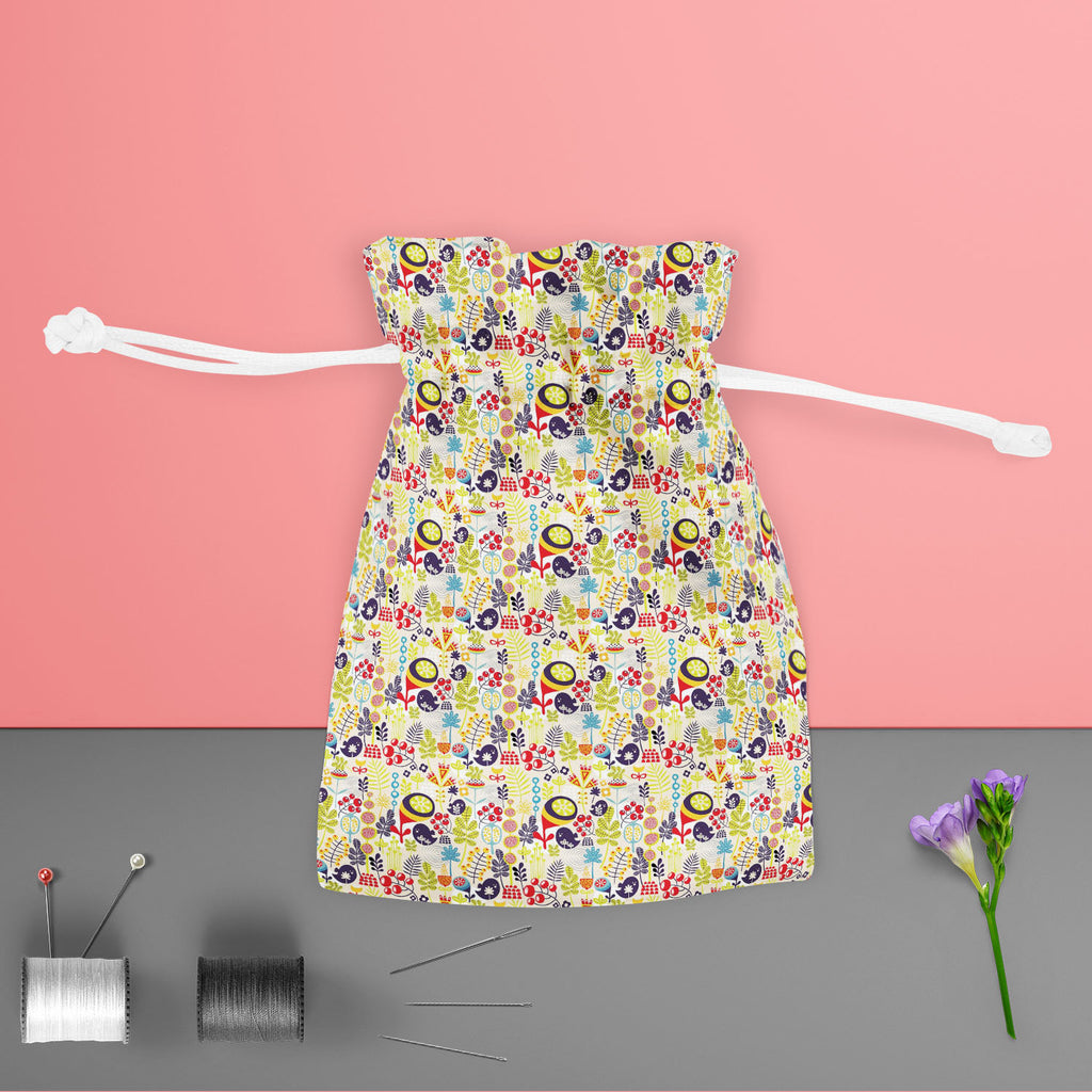 Birds & Flowers D5 Pouch Wrist Potli Bag | Bag for Weddings & Casual Parties-Drawstring Pouches-PCH_FB_DS-IC 5007379 IC 5007379, Abstract Expressionism, Abstracts, Ancient, Animals, Animated Cartoons, Birds, Botanical, Caricature, Cartoons, Decorative, Digital, Digital Art, Floral, Flowers, Graphic, Historical, Illustrations, Love, Medieval, Modern Art, Nature, Patterns, Retro, Romance, Scenic, Seasons, Semi Abstract, Signs, Signs and Symbols, Vintage, d5, pouch, wrist, potli, bag, for, weddings, casual, pa