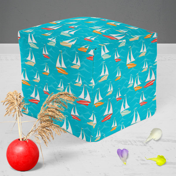 Yacht Footstool Footrest Puffy Pouffe Ottoman Bean Bag | Canvas Fabric-Footstools-FST_CB_BN-IC 5007381 IC 5007381, Ancient, Animated Cartoons, Automobiles, Boats, Caricature, Cartoons, Drawing, Flags, Historical, Holidays, Medieval, Nature, Nautical, Patterns, Retro, Scenic, Transportation, Travel, Vehicles, Vintage, yacht, puffy, pouffe, ottoman, footstool, footrest, bean, bag, canvas, fabric, pattern, seamless, sea, adventure, background, boat, cartoon, earth, flag, fun, holiday, marine, ocean, paper, pri