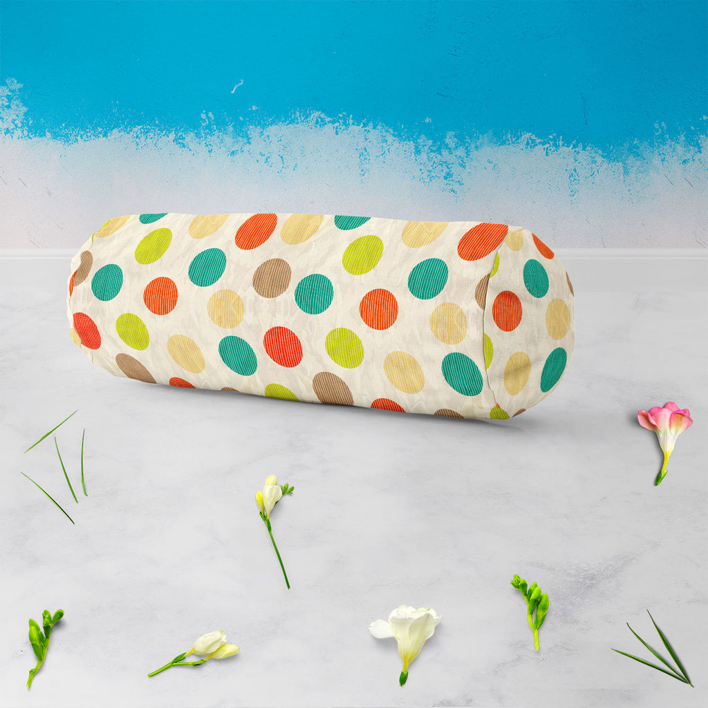 Retro Circles Bolster Cover Booster Cases | Concealed Zipper Opening-Bolster Covers-BOL_CV_ZP-IC 5007382 IC 5007382, Abstract Expressionism, Abstracts, Ancient, Art and Paintings, Black and White, Circle, Decorative, Digital, Digital Art, Fashion, Geometric, Geometric Abstraction, Graphic, Historical, Illustrations, Medieval, Modern Art, Patterns, Retro, Semi Abstract, Signs, Signs and Symbols, Vintage, White, circles, bolster, cover, booster, cases, concealed, zipper, opening, background, abstract, art, ba