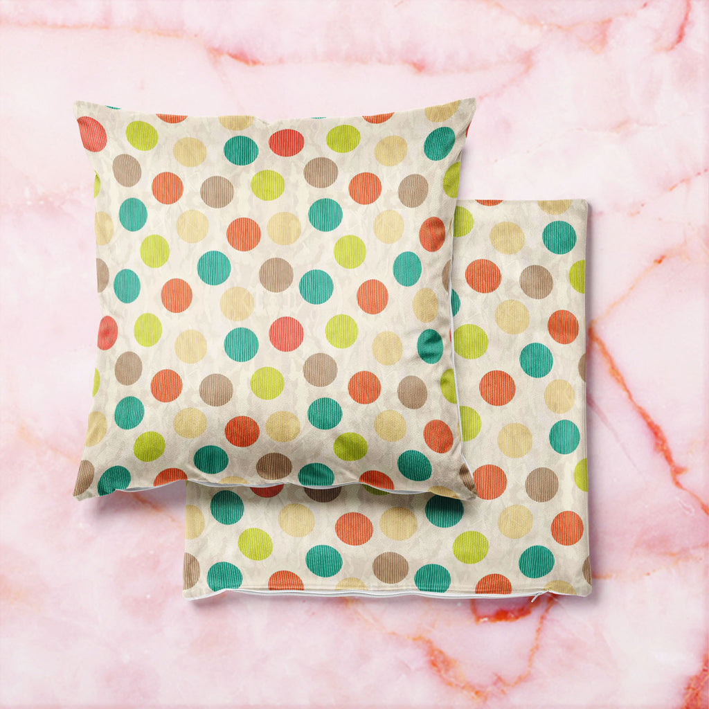 Retro Circles Cushion Cover Throw Pillow-Cushion Covers-CUS_CV-IC 5007382 IC 5007382, Abstract Expressionism, Abstracts, Ancient, Art and Paintings, Black and White, Circle, Decorative, Digital, Digital Art, Fashion, Geometric, Geometric Abstraction, Graphic, Historical, Illustrations, Medieval, Modern Art, Patterns, Retro, Semi Abstract, Signs, Signs and Symbols, Vintage, White, circles, cushion, cover, throw, pillow, background, abstract, art, backdrop, beauty, colorful, decor, decoration, design, eleganc