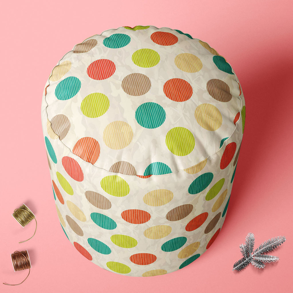 Retro Circles Footstool Footrest Puffy Pouffe Ottoman Bean Bag | Canvas Fabric-Footstools-FST_CB_BN-IC 5007382 IC 5007382, Abstract Expressionism, Abstracts, Ancient, Art and Paintings, Black and White, Circle, Decorative, Digital, Digital Art, Fashion, Geometric, Geometric Abstraction, Graphic, Historical, Illustrations, Medieval, Modern Art, Patterns, Retro, Semi Abstract, Signs, Signs and Symbols, Vintage, White, circles, footstool, footrest, puffy, pouffe, ottoman, bean, bag, canvas, fabric, background,