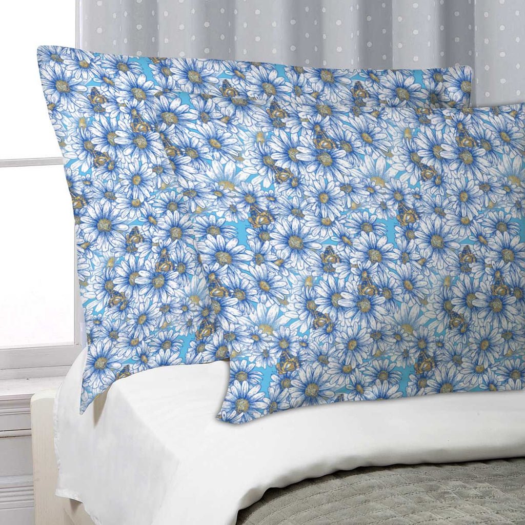ArtzFolio Daisies Pillow Cover Case-Pillow Cases-AZHFR19904182PIL_CV_L-Image Code 5007383 Vishnu Image Folio Pvt Ltd, IC 5007383, ArtzFolio, Pillow Cases, Floral, Digital Art, daisies, pillow, cover, case, summer, pattern, pillow cover, pillow case cover, linen pillow cover, printed pillow cover, pillow for bedroom, living room pillow covers, standard pillow case covers, pitaara box, throw pillow cover, 2 pcs satin pillow cover set, pillow covers 27x18, decorative pillow cover sets, amazonbasics, throw pill