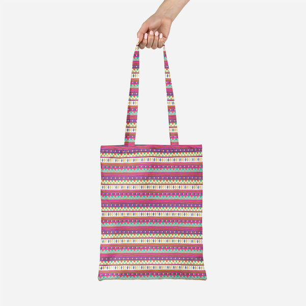 ArtzFolio Tribal Art Tote Bag Shoulder Purse | Multipurpose-Tote Bags Basic-AZ5007385TOT_RF-IC 5007385 IC 5007385, Abstract Expressionism, Abstracts, Ancient, Black and White, Culture, Decorative, Drawing, Ethnic, Fantasy, Fashion, Folk Art, Geometric, Geometric Abstraction, Historical, Medieval, Mexican, Nature, Patterns, Scenic, Semi Abstract, Signs, Signs and Symbols, Traditional, Tribal, Vintage, White, World Culture, art, canvas, tote, bag, shoulder, purse, multipurpose, abstract, abstraction, artistic