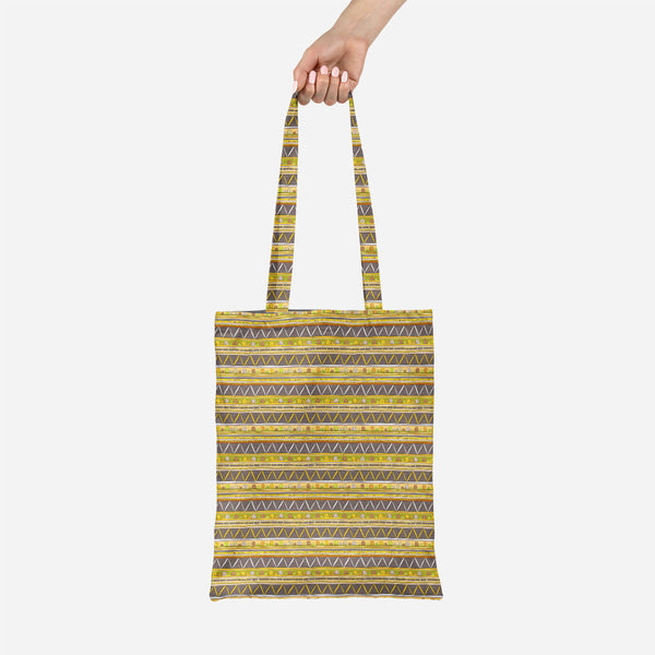 ArtzFolio Tribal Art Tote Bag Shoulder Purse | Multipurpose-Tote Bags Basic-AZ5007386TOT_RF-IC 5007386 IC 5007386, Abstract Expressionism, Abstracts, Ancient, Culture, Decorative, Drawing, Ethnic, Fantasy, Fashion, Folk Art, Geometric, Geometric Abstraction, Historical, Medieval, Mexican, Patterns, Semi Abstract, Signs, Signs and Symbols, Stripes, Traditional, Triangles, Tribal, Vintage, World Culture, art, canvas, tote, bag, shoulder, purse, multipurpose, abstract, abstraction, artistic, backdrop, backgrou