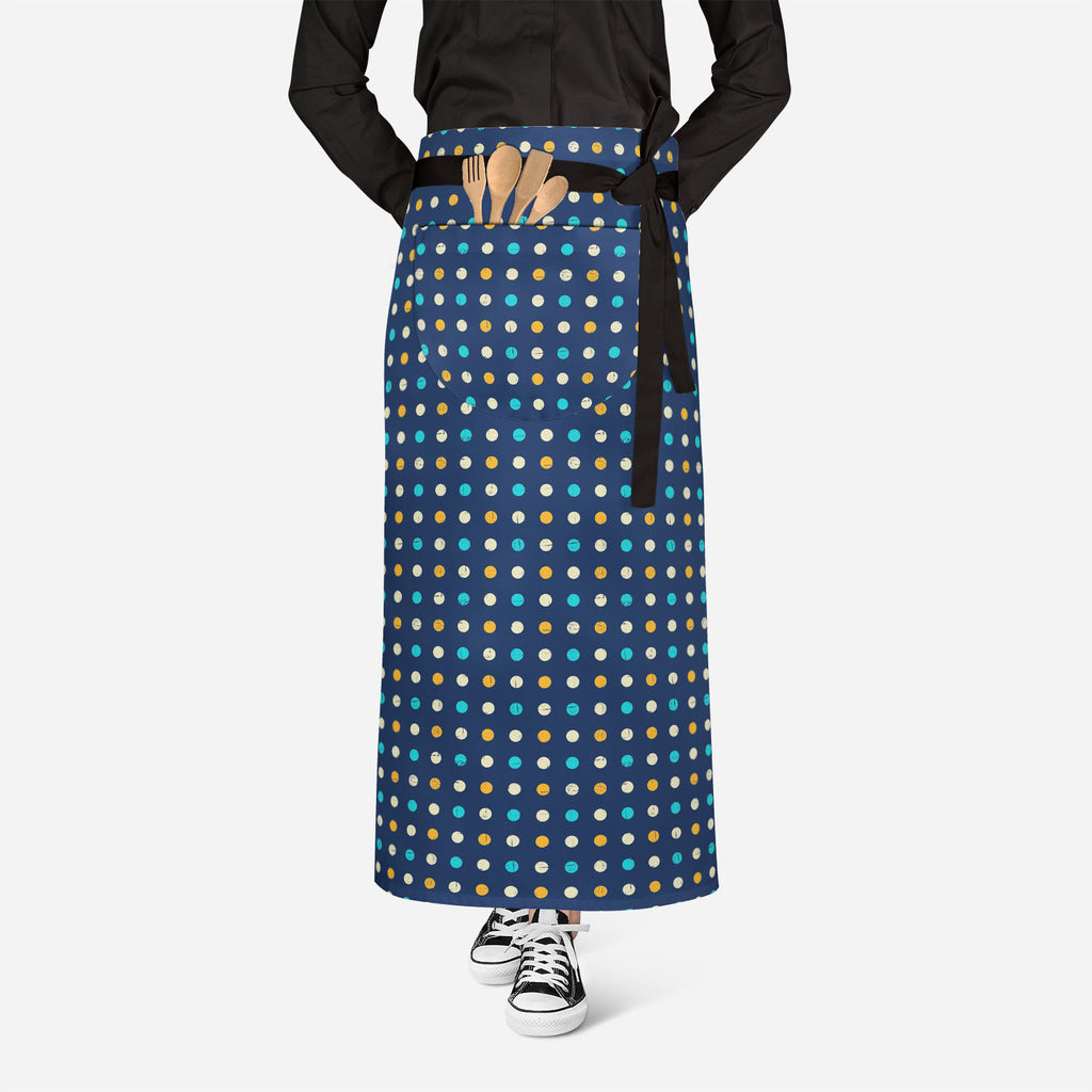 Polka Pattern Apron | Adjustable, Free Size & Waist Tiebacks-Aprons Waist to Knee-APR_WS_FT-IC 5007388 IC 5007388, Abstract Expressionism, Abstracts, Ancient, Black and White, Circle, Decorative, Digital, Digital Art, Dots, Fashion, Graphic, Historical, Illustrations, Medieval, Modern Art, Nautical, Patterns, Retro, Semi Abstract, Signs, Signs and Symbols, Vintage, White, polka, pattern, apron, adjustable, free, size, waist, tiebacks, abstract, background, blue, card, color, decor, decoration, design, dot, 
