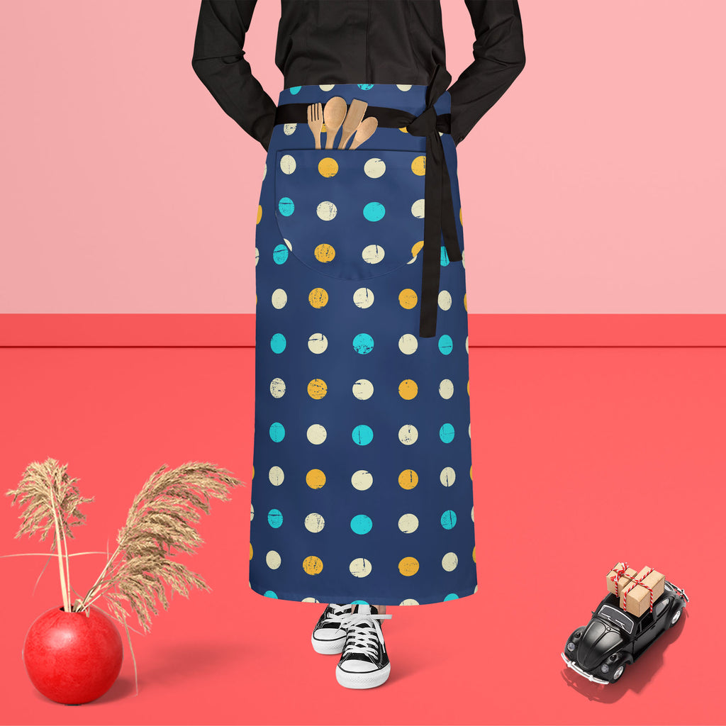 Polka Pattern Apron | Adjustable, Free Size & Waist Tiebacks-Aprons Waist to Feet-APR_WS_FT-IC 5007388 IC 5007388, Abstract Expressionism, Abstracts, Ancient, Black and White, Circle, Decorative, Digital, Digital Art, Dots, Fashion, Graphic, Historical, Illustrations, Medieval, Modern Art, Nautical, Patterns, Retro, Semi Abstract, Signs, Signs and Symbols, Vintage, White, polka, pattern, apron, adjustable, free, size, waist, tiebacks, abstract, background, blue, card, color, decor, decoration, design, dot, 