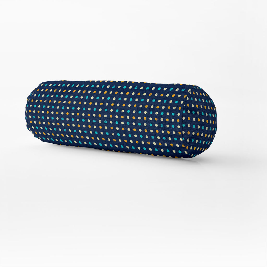 ArtzFolio Polka Pattern Bolster Cover Booster Cases | Concealed Zipper Opening-Bolster Covers-AZ5007388PIL_CV_RF_R-SP-Image Code 5007388 Vishnu Image Folio Pvt Ltd, IC 5007388, ArtzFolio, Bolster Covers, Abstract, Digital Art, polka, pattern, bolster, cover, booster, cases, concealed, zipper, opening, seamless, dot, navy, blue, yellow, white, bolster case, bolster cover size, diwan round pillow, long round pillow covers, small bolster cushion covers, bolster cover, drawstring bolster pillow cover, small bol