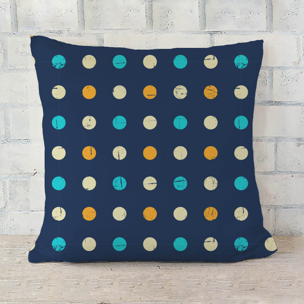 ArtzFolio Polka Pattern Cushion Cover Throw Pillow-Cushion Covers-AZHFR20191602CUS_CV_L-Image Code 5007388 Vishnu Image Folio Pvt Ltd, IC 5007388, ArtzFolio, Cushion Covers, Abstract, Digital Art, polka, pattern, cushion, cover, throw, pillow, seamless, dot, navy, blue, yellow, white, sofa throws, single throw pillow, zippered throw pillow cover, satin pillow cover, throw pillow, cushion cover only, cushion cover, pillow cover for sofa, pitaara box, throw cushion, kids cushion cover, square cushion cover, t