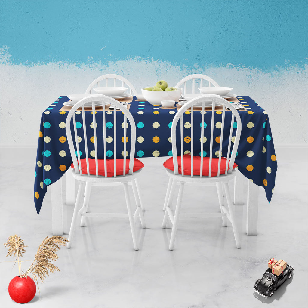 Polka Pattern Table Cloth Cover-Table Covers-CVR_TB_NR-IC 5007388 IC 5007388, Abstract Expressionism, Abstracts, Ancient, Black and White, Circle, Decorative, Digital, Digital Art, Dots, Fashion, Graphic, Historical, Illustrations, Medieval, Modern Art, Nautical, Patterns, Retro, Semi Abstract, Signs, Signs and Symbols, Vintage, White, polka, pattern, table, cloth, cover, abstract, background, blue, card, color, decor, decoration, design, dot, element, fabric, graphics, grunge, grungy, illustration, modern,