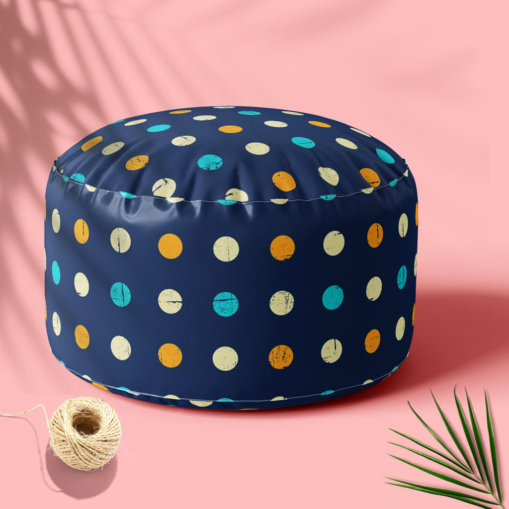 Polka Pattern Footstool Footrest Puffy Pouffe Ottoman Bean Bag | Canvas Fabric-Footstools-FST_CB_BN-IC 5007388 IC 5007388, Abstract Expressionism, Abstracts, Ancient, Black and White, Circle, Decorative, Digital, Digital Art, Dots, Fashion, Graphic, Historical, Illustrations, Medieval, Modern Art, Nautical, Patterns, Retro, Semi Abstract, Signs, Signs and Symbols, Vintage, White, polka, pattern, footstool, footrest, puffy, pouffe, ottoman, bean, bag, canvas, fabric, abstract, background, blue, card, color, 