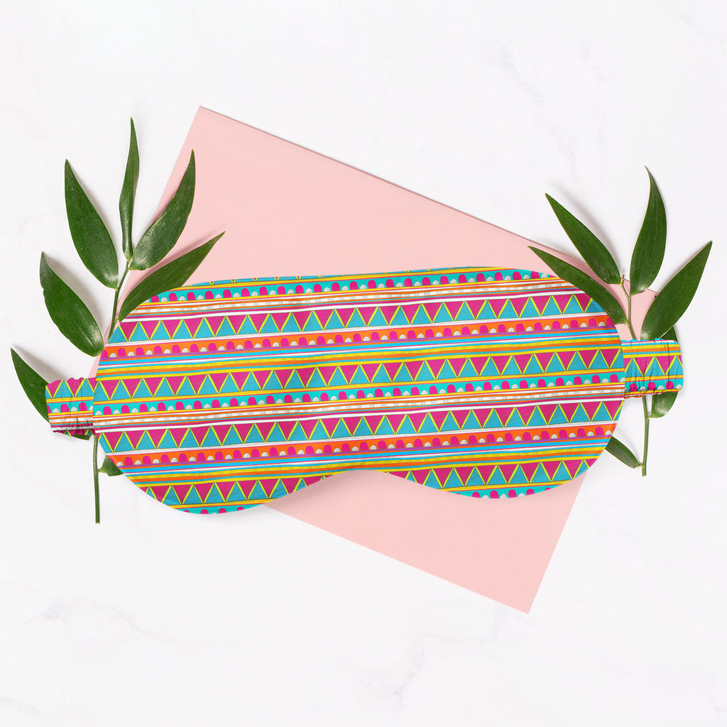 Tribal Art Sleeping Eye Pad Blackout Eye Cover | Soft Anti-Allergic Eco-Friendly Natural Mulberry Silk Fabric-Sleep Masks--IC 5007390 IC 5007390, Abstract Expressionism, Abstracts, Ancient, Culture, Decorative, Drawing, Ethnic, Fantasy, Fashion, Folk Art, Geometric, Geometric Abstraction, Historical, Illustrations, Medieval, Mexican, Patterns, Semi Abstract, Signs, Signs and Symbols, Stripes, Traditional, Triangles, Tribal, Vintage, World Culture, art, sleeping, eye, pad, blackout, cover, soft, anti-allergi