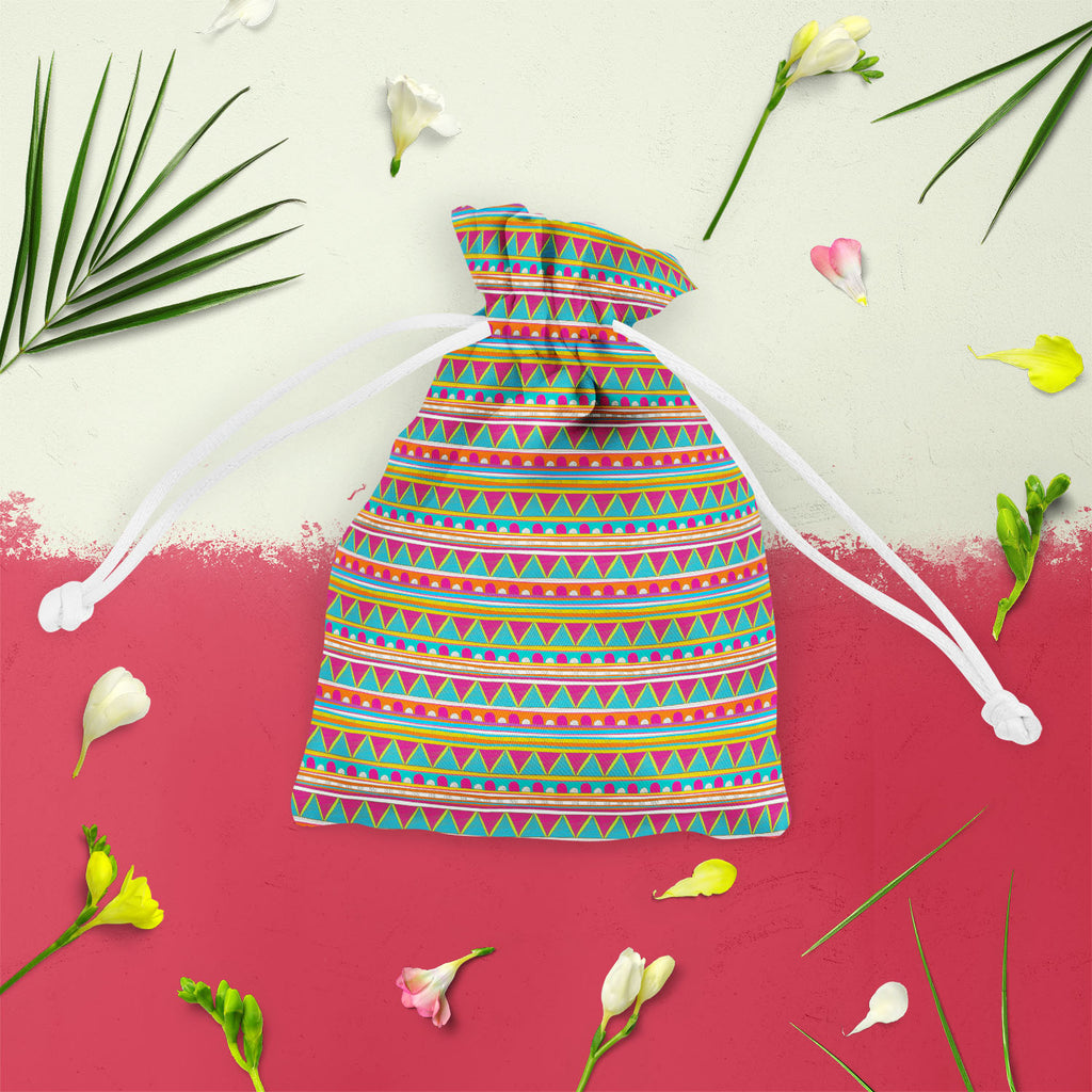 Tribal Art D5 Pouch Wrist Potli Bag | Bag for Weddings & Casual Parties-Drawstring Pouches-PCH_FB_DS-IC 5007390 IC 5007390, Abstract Expressionism, Abstracts, Ancient, Culture, Decorative, Drawing, Ethnic, Fantasy, Fashion, Folk Art, Geometric, Geometric Abstraction, Historical, Illustrations, Medieval, Mexican, Patterns, Semi Abstract, Signs, Signs and Symbols, Stripes, Traditional, Triangles, Tribal, Vintage, World Culture, art, d5, pouch, wrist, potli, bag, for, weddings, casual, parties, background, abs