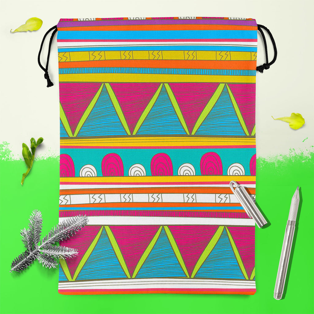 Tribal Art D5 Reusable Sack Bag | Bag for Gym, Storage, Vegetable & Travel-Drawstring Sack Bags-SCK_FB_DS-IC 5007390 IC 5007390, Abstract Expressionism, Abstracts, Ancient, Culture, Decorative, Drawing, Ethnic, Fantasy, Fashion, Folk Art, Geometric, Geometric Abstraction, Historical, Illustrations, Medieval, Mexican, Patterns, Semi Abstract, Signs, Signs and Symbols, Stripes, Traditional, Triangles, Tribal, Vintage, World Culture, art, d5, reusable, sack, bag, for, gym, storage, vegetable, travel, backgroun