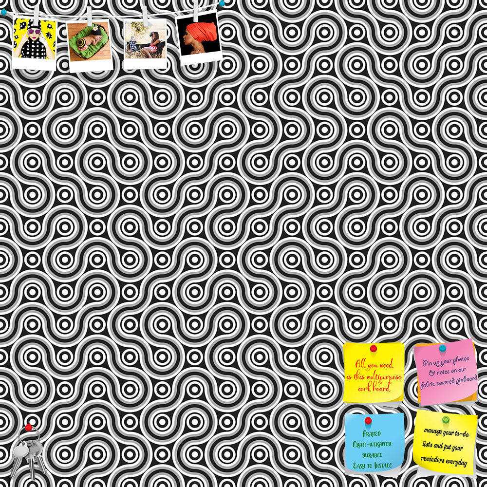 ArtzFolio Infinite Line Printed Bulletin Board Notice Pin Board Soft Board | Frameless-Bulletin Boards Frameless-AZSAO20689990BLB_FL_L-Image Code 5007391 Vishnu Image Folio Pvt Ltd, IC 5007391, ArtzFolio, Bulletin Boards Frameless, Abstract, Digital Art, infinite, line, printed, bulletin, board, notice, pin, soft, frameless, seamless, background, black, white, pin up board, push pin board, extra large cork board, big pin board, notice board, small bulletin board, cork board, wall notice board, giant cork bo