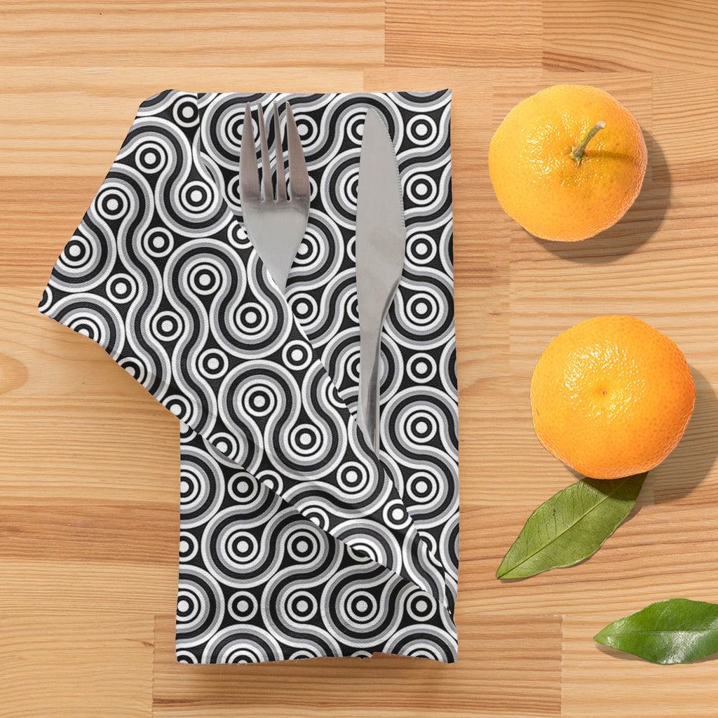 Infinite Line Table Napkin-Table Napkins-NAP_TB-IC 5007391 IC 5007391, Abstract Expressionism, Abstracts, Black, Black and White, Geometric, Geometric Abstraction, Illustrations, Patterns, Semi Abstract, Signs, Signs and Symbols, White, infinite, line, table, napkin, background, pattern, abstract, infinity, backgrounds, band, coil, convoluted, decor, decoration, design, element, frame, kink, loop, meander, ribbon, seamless, shape, single, sinuous, squirm, style, tape, winding, artzfolio, napkins, table napk