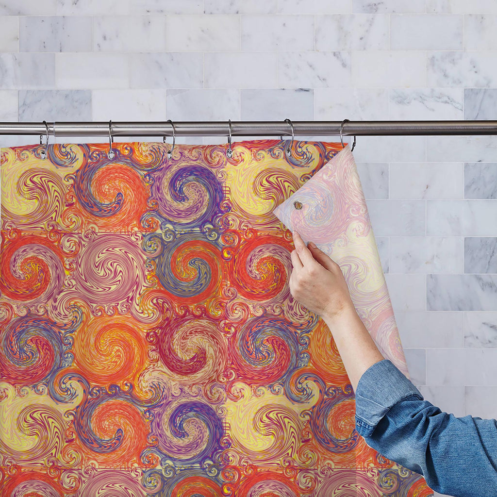 Grunge Swirls Washable Waterproof Shower Curtain-Shower Curtains-CUR_SH-IC 5007392 IC 5007392, Abstract Expressionism, Abstracts, Ancient, Art and Paintings, Decorative, Drawing, Grid Art, Historical, Illustrations, Medieval, Nature, Patterns, Scenic, Semi Abstract, Signs, Signs and Symbols, Stripes, Vintage, grunge, swirls, washable, waterproof, shower, curtain, abstract, background, seamless, pattern, art, backdrop, blue, cloth, color, colorful, curve, decor, decoration, design, fabric, green, grid, illus