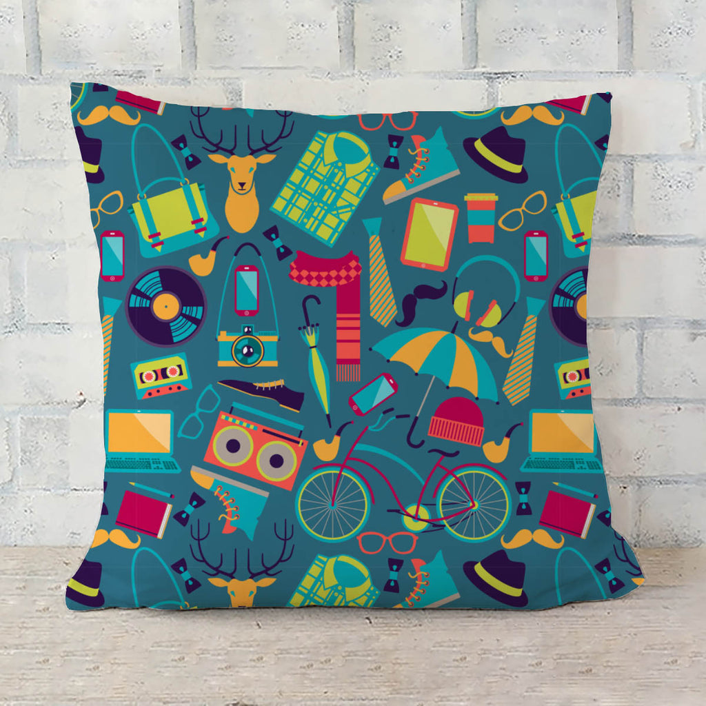 ArtzFolio Hipster Cushion Cover Throw Pillow-Cushion Covers-AZHFR20913517CUS_CV_L-Image Code 5007393 Vishnu Image Folio Pvt Ltd, IC 5007393, ArtzFolio, Cushion Covers, Kids, Digital Art, hipster, cushion, cover, throw, pillow, style, seamless, pattern, sofa throws, single throw pillow, zippered throw pillow cover, satin pillow cover, throw pillow, cushion cover only, cushion cover, pillow cover for sofa, pitaara box, throw cushion, kids cushion cover, square cushion cover, throw pillow case cover, sofa cush