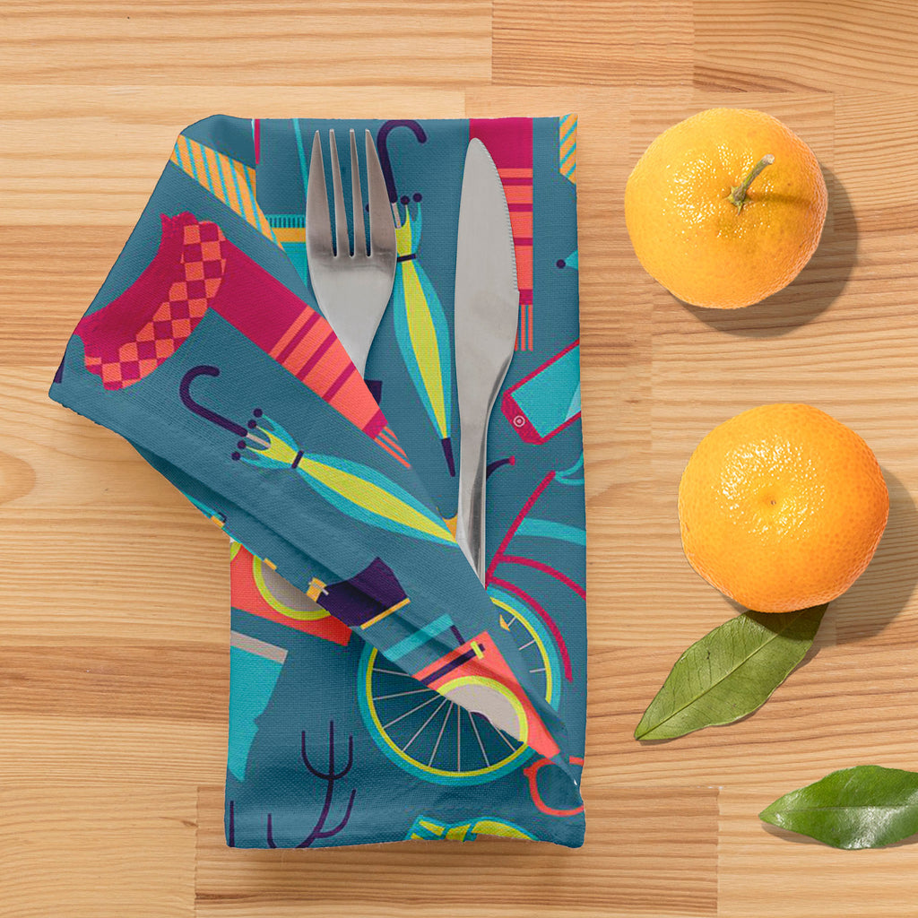 Hipster Table Napkin-Table Napkins-NAP_TB-IC 5007393 IC 5007393, Ancient, Bikes, Culture, Ethnic, Fashion, Hipster, Historical, Icons, Medieval, Modern Art, Patterns, Retro, Traditional, Tribal, Urban, Vintage, World Culture, table, napkin, pattern, artwork, audio, cassette, backdrop, bag, bike, bow, tie, camera, deer, disco, fabric, funky, glasses, hat, headphones, style, icon, laptop, lomo, modern, moleskine, mustache, ornament, paper, photo, record, ribbon, scarf, seamless, shirt, smartphone, sneakers, s